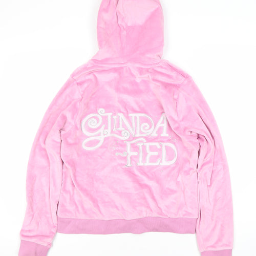 Marks and Spencer Girls Pink Full Zip Hoodie, 13-14 Years