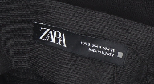Zara Women's Black Leggings S - Button Accents