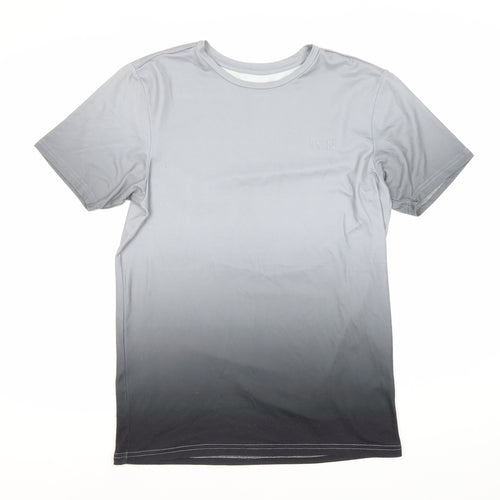 MAN Men’s Grey Crew Neck Short Sleeve T-Shirt - Size S