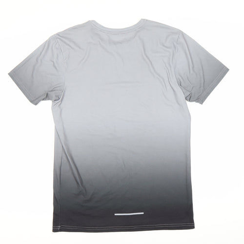 MAN Men’s Grey Crew Neck Short Sleeve T-Shirt - Size S