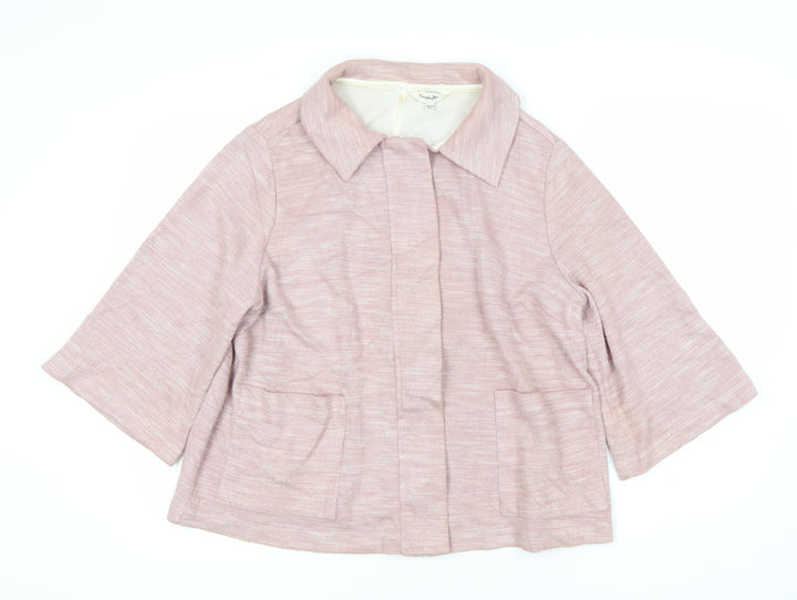 Simply Be Women's Pink Relaxed Jacket Size 18