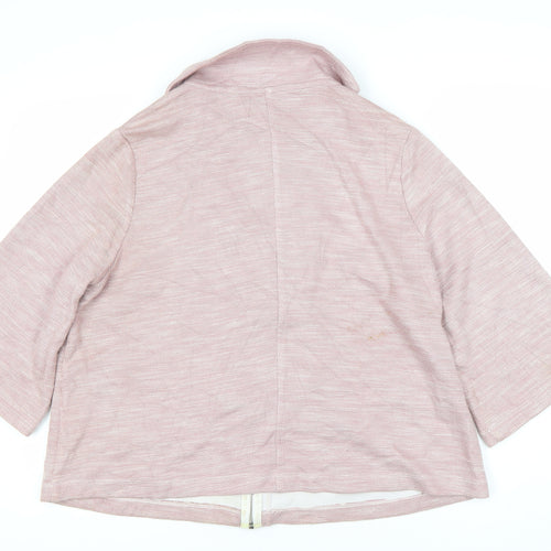 Simply Be Women's Pink Relaxed Jacket Size 18