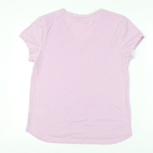 LA Gear Women's Pink V-Neck T-Shirt Size 16