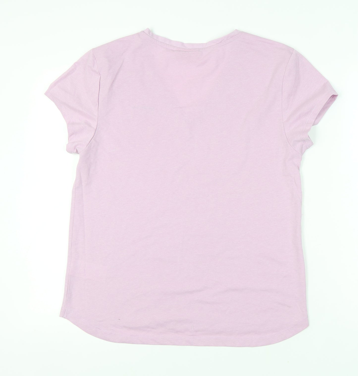LA Gear Women's Pink V-Neck T-Shirt Size 16