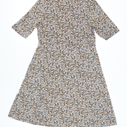 Next Women Multicoloured Floral Dress Size 14
