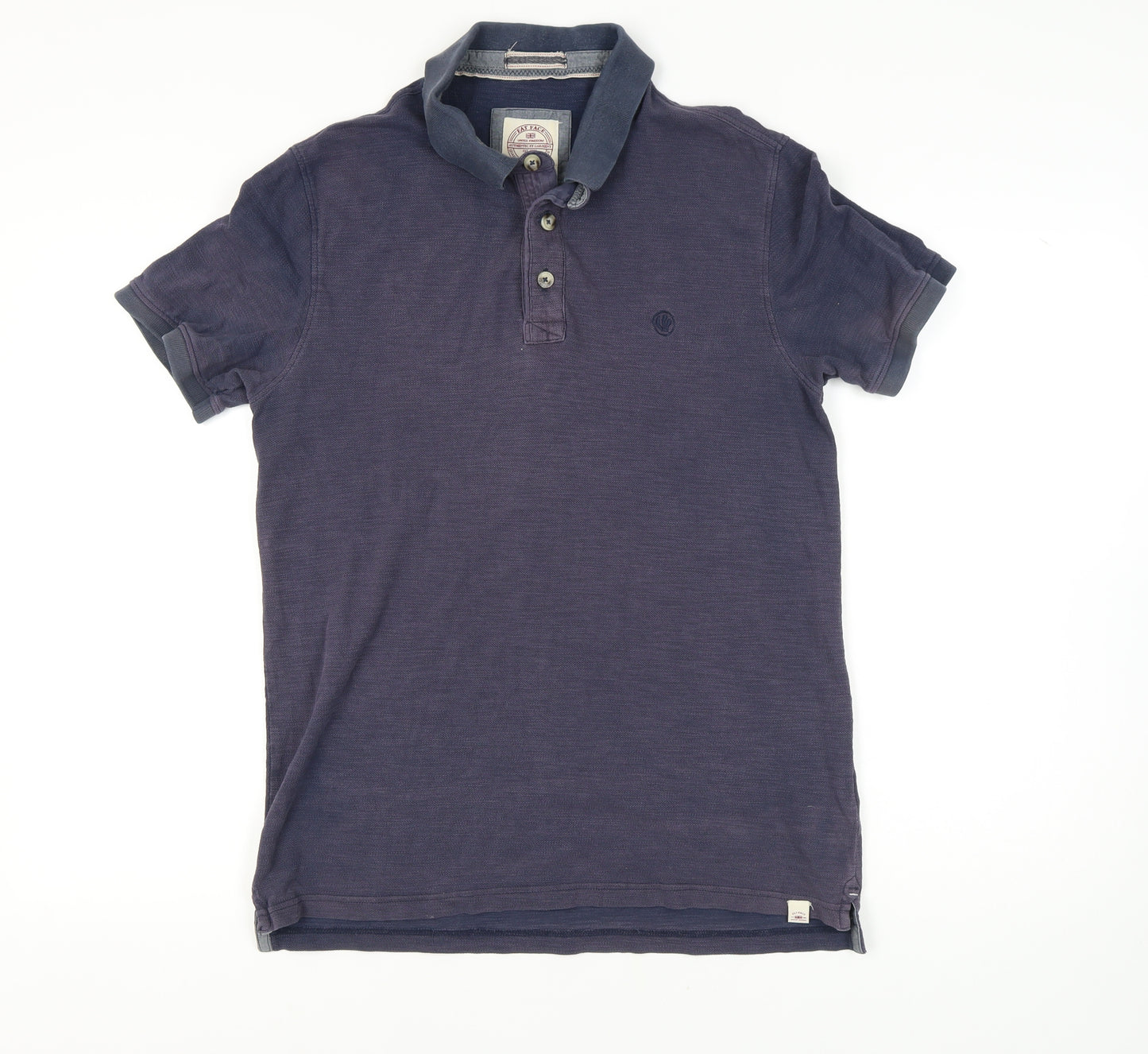 Fat Face Men's Blue Polo Shirt Medium Short Sleeve