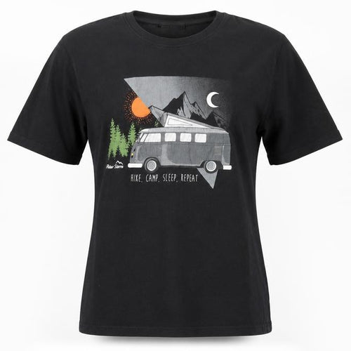 Peter Storm Unisex Black Outdoor Graphic T-Shirt L