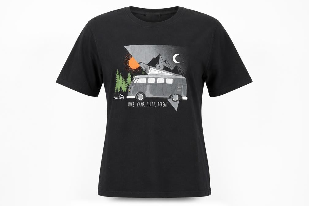 Peter Storm Unisex Black Outdoor Graphic T-Shirt L
