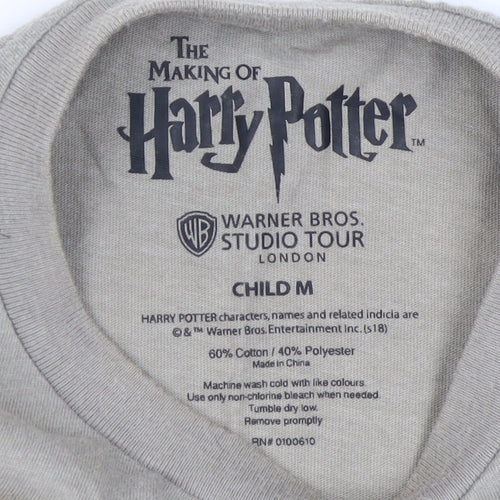 Warner Bros. Girls Grey Harry Potter Graphic T-Shirt M