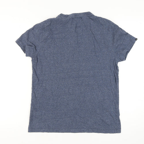 Superdry Men's Blue Crew Neck T-Shirt, Size M