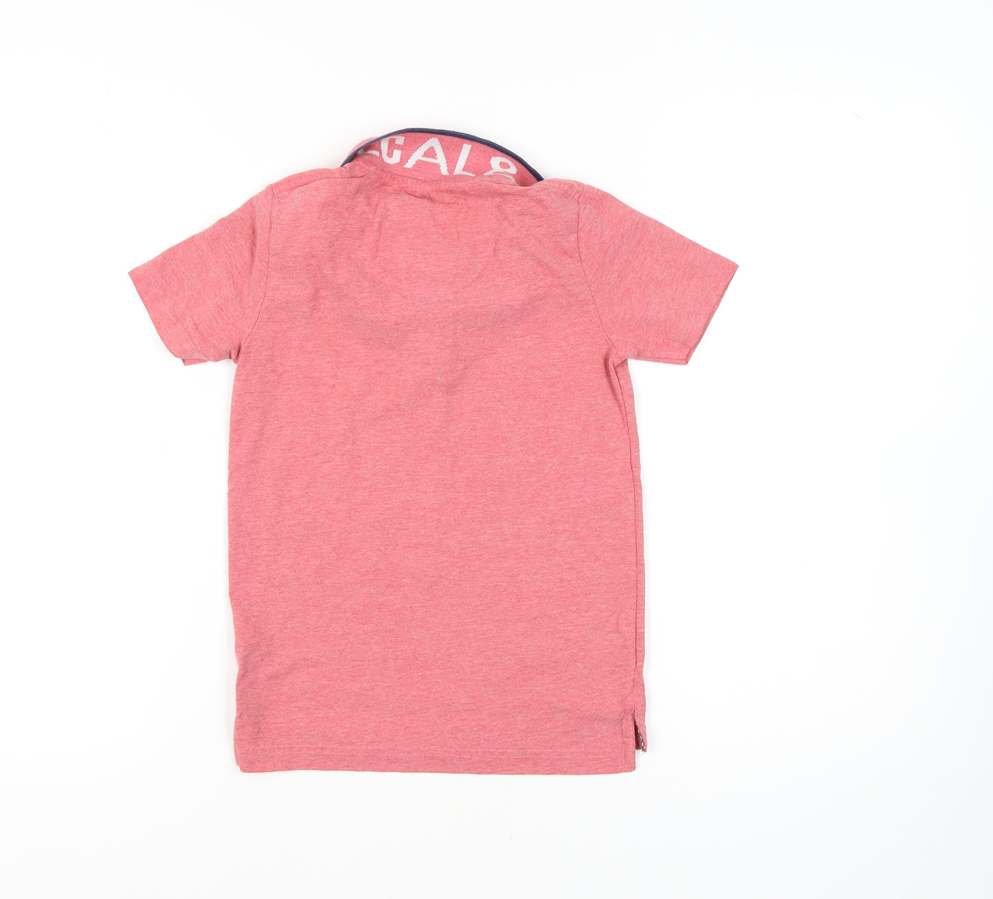 SoulCal & Co Boys Red Polo Shirt 9-10 Years Short Sleeve