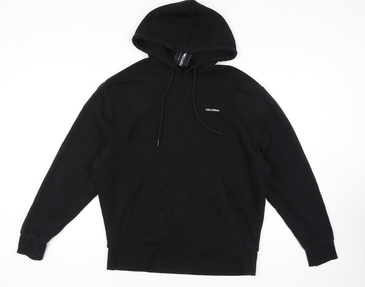 Collusion Women's Black Pullover Hoodie M