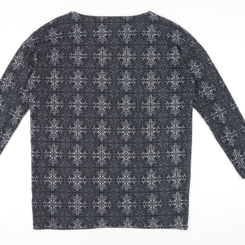Marks and Spencer Women's Geometric Long Sleeve Top