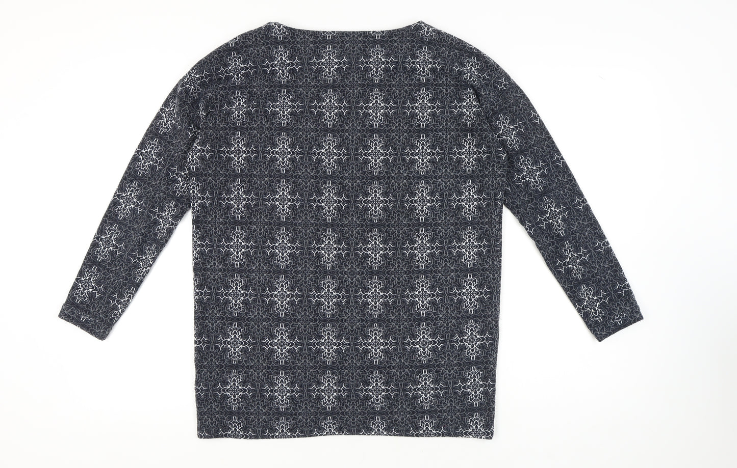 Marks and Spencer Women's Geometric Long Sleeve Top