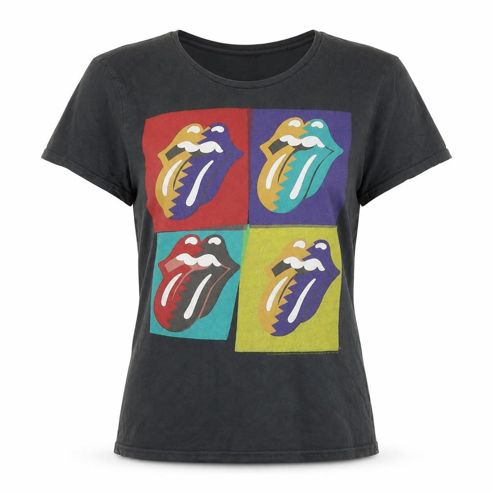 H&M Women's Black T-Shirt, Size S, Music Graphic