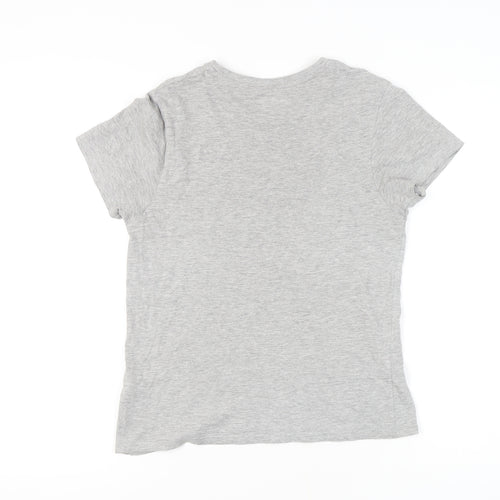 Lee Cooper Womens Grey T-Shirt Size 8 Casual