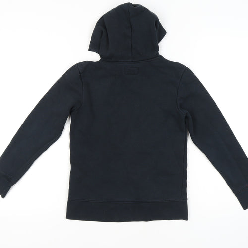Jordan Boys Black Hoodie, Size M, Cotton Blend