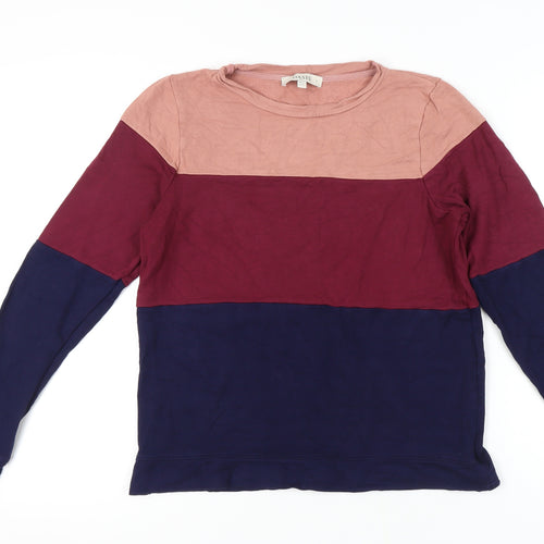 Oasis Women's Multicoloured Colourblock T-Shirt - Size S
