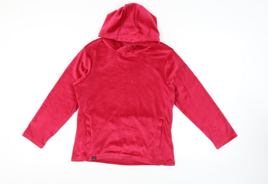 Regatta Girls Red Pullover Hoodie 11-12 Years with Logo
