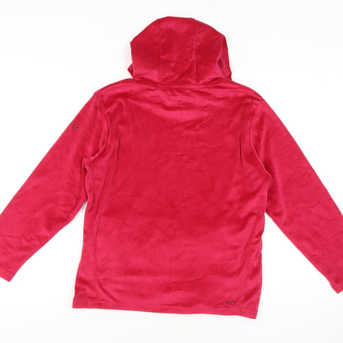 Regatta Girls Red Pullover Hoodie 11-12 Years with Logo