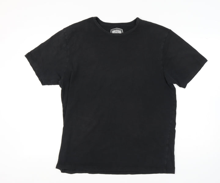 Charles Wilson Men's Black 2XL Crew Neck T-Shirt
