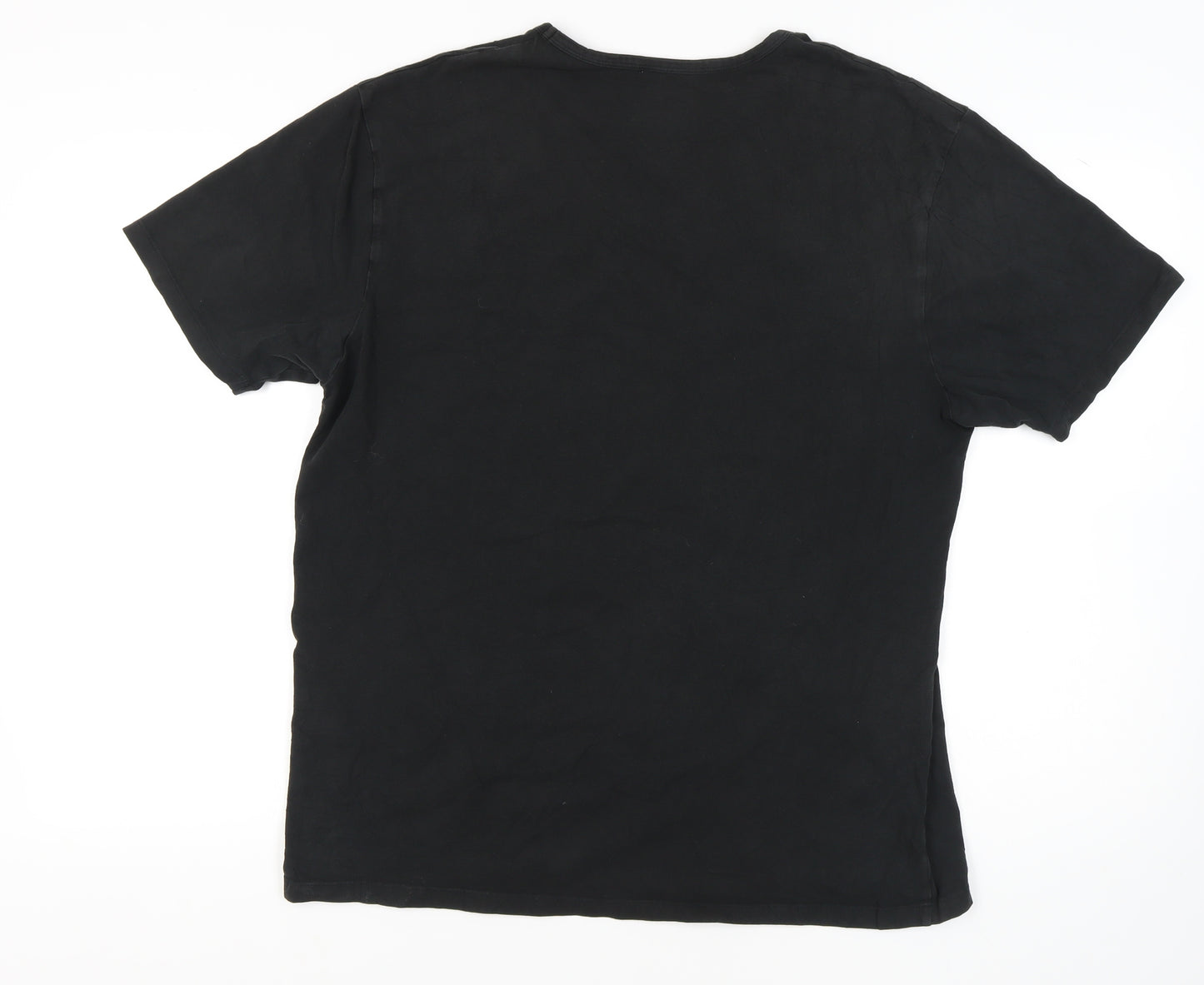 Charles Wilson Men's Black 2XL Crew Neck T-Shirt