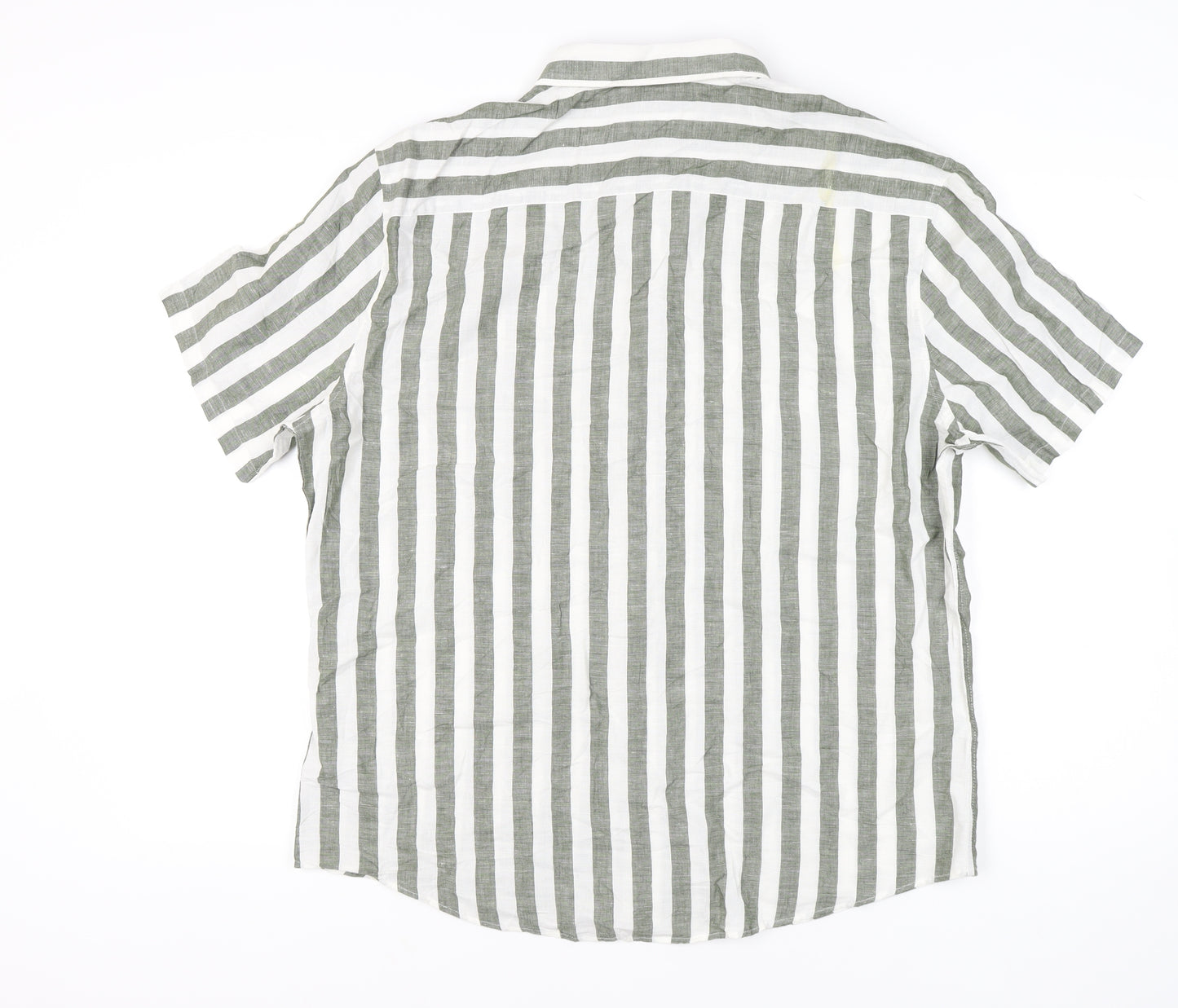 Marks and Spencer Men's Multicoloured XL Striped Shirt