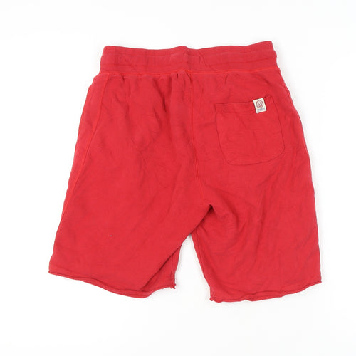 Garage Men’s Red Sweat Shorts, Size L, Casual Wear