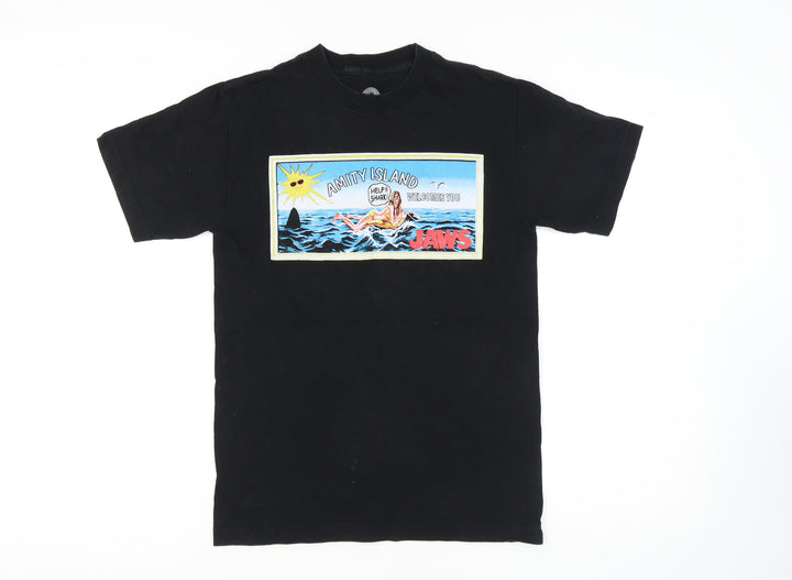 Rock Rebel Black Unisex Monsters T-Shirt S