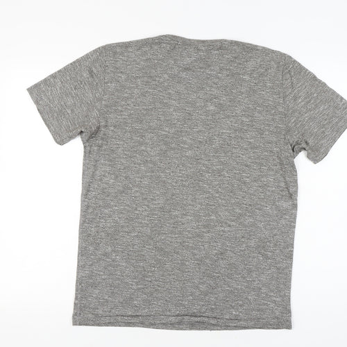 Next Men's Grey Graphic Print T-Shirt, Medium