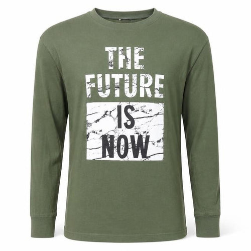 H&M Boys Green Long Sleeve Graphic T-Shirt 12 Years