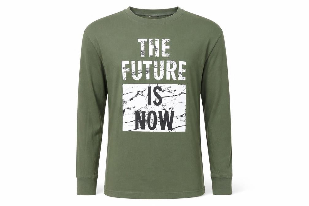 H&M Boys Green Long Sleeve Graphic T-Shirt 12 Years