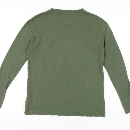 H&M Boys Green Long Sleeve Graphic T-Shirt 12 Years