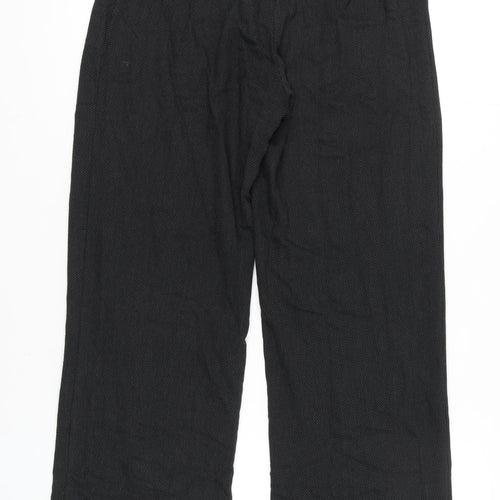 Klass Women's Black Wide-Leg Trousers Size 14