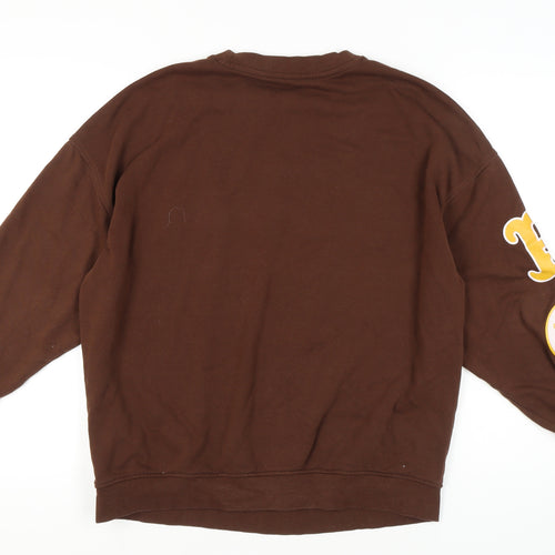 H&M Unisex Brown UCLA Sweatshirt M Pull-Over