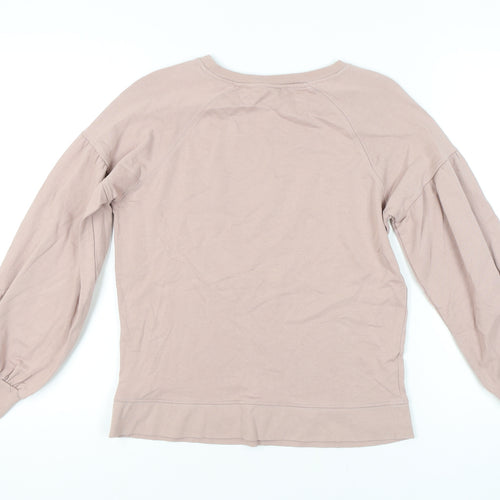 AND/OR Women's Beige Pullover Sweatshirt Size 8