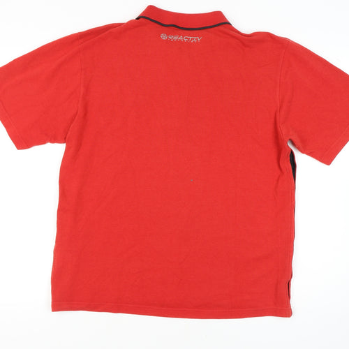 Le Coq Sportif Men’s Red XL Polo Shirt Sportswear