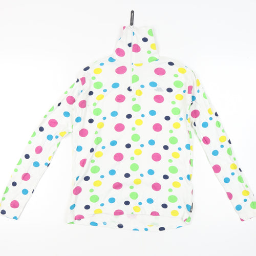 Trespass Girls Multicoloured Polka Dot Long Sleeve T-Shirt Size 11