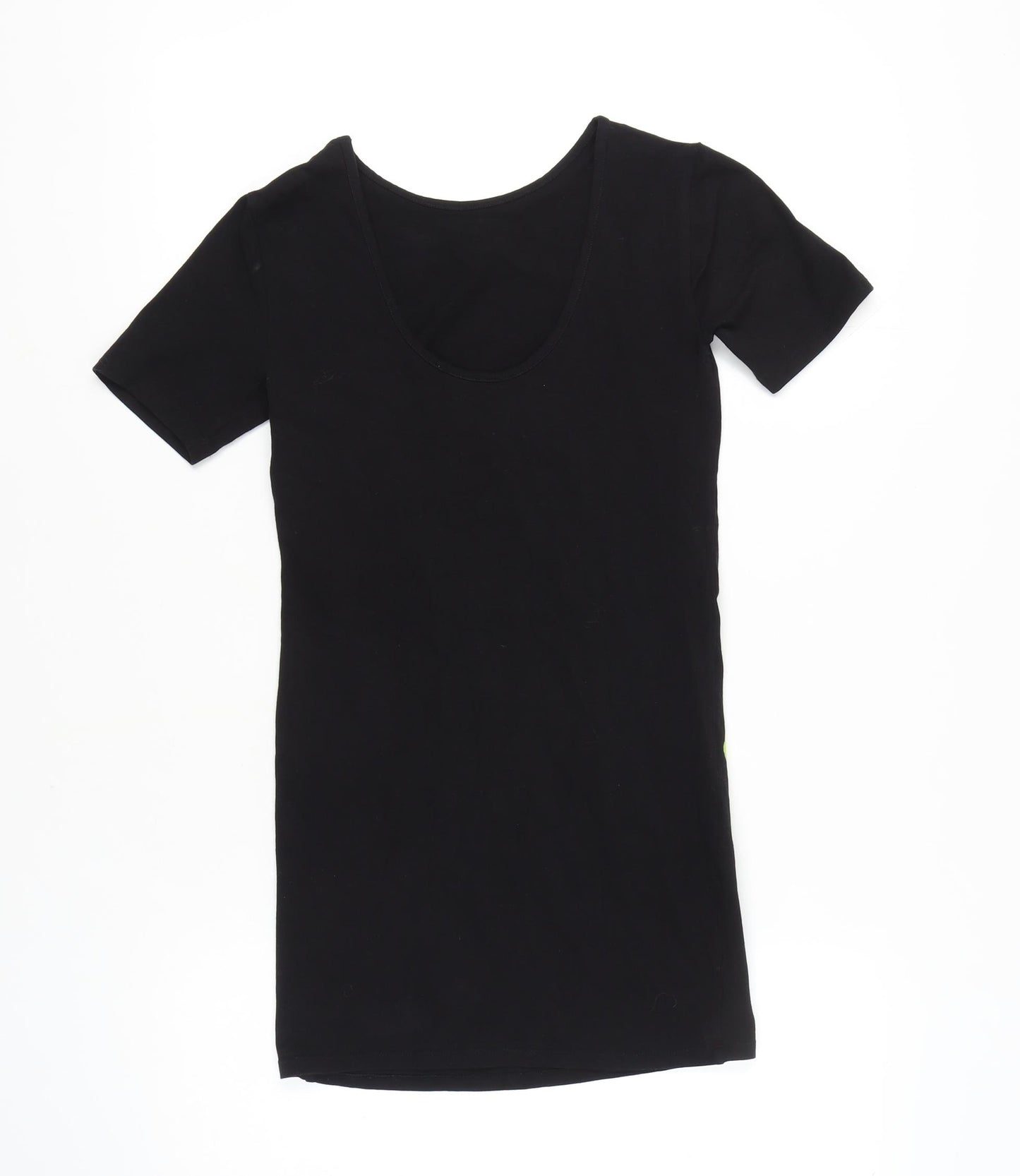 Topshop Women's Black T-Shirt Dress Size 10