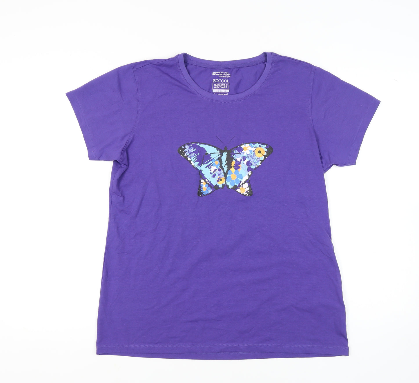 Mountain Warehouse Women’s Purple T-Shirt UK 18