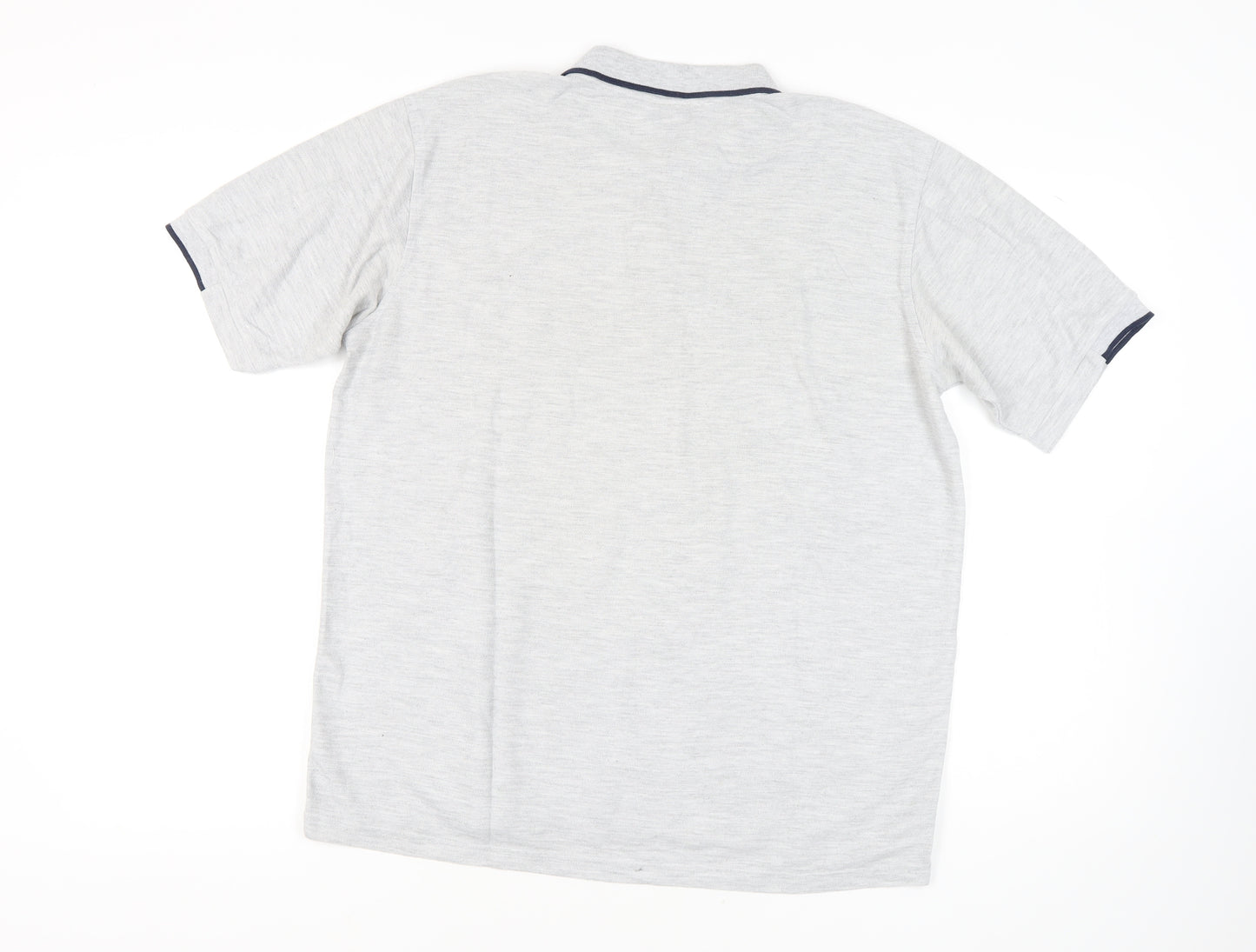 Umbro Men's Grey Polo Shirt XL Short Sleeve Casual