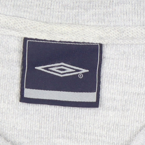 Umbro Men's Grey Polo Shirt XL Short Sleeve Casual