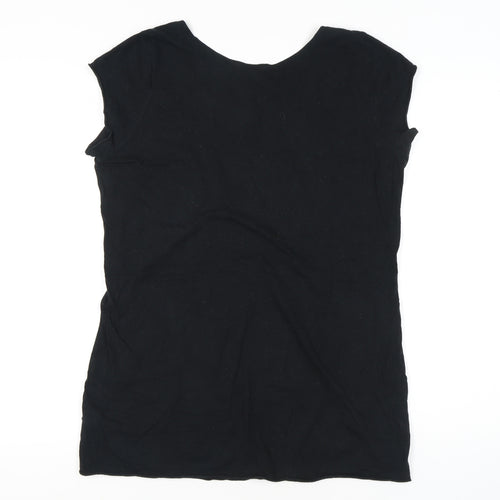 Dorothy Perkins Women's Black Skull T-Shirt Size 16
