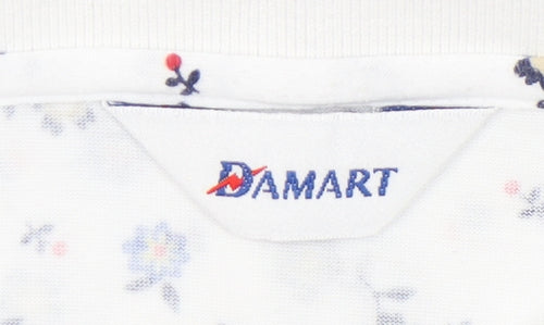 Damart Women's Multicoloured Polo Shirt Size 12