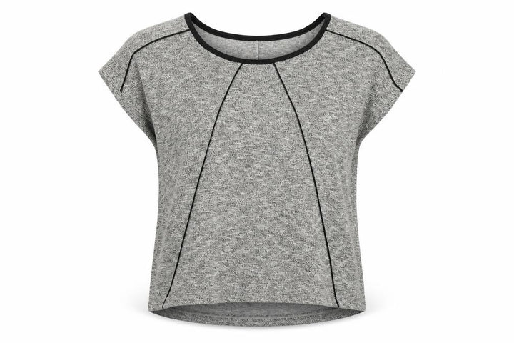 Mango Women's Grey T-Shirt, Size 8, Casual Basic Style