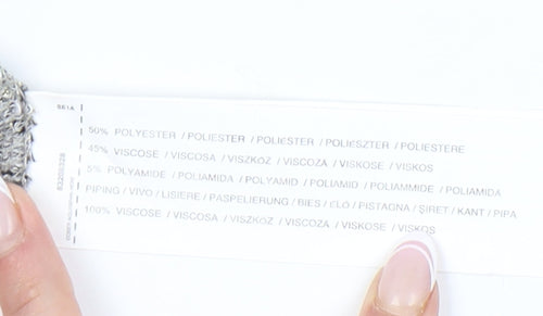 Mango Women's Grey T-Shirt, Size 8, Casual Basic Style