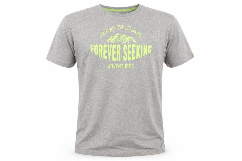 Kathmandu Men's Grey Adventure Logo T-Shirt, Size L