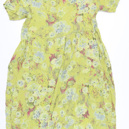 Unisono Women's Floral Dress Multicoloured Size L