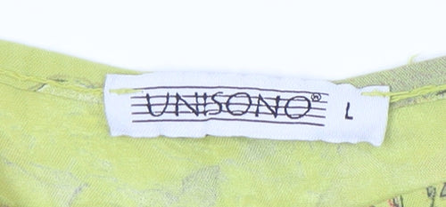 Unisono Women's Floral Dress Multicoloured Size L