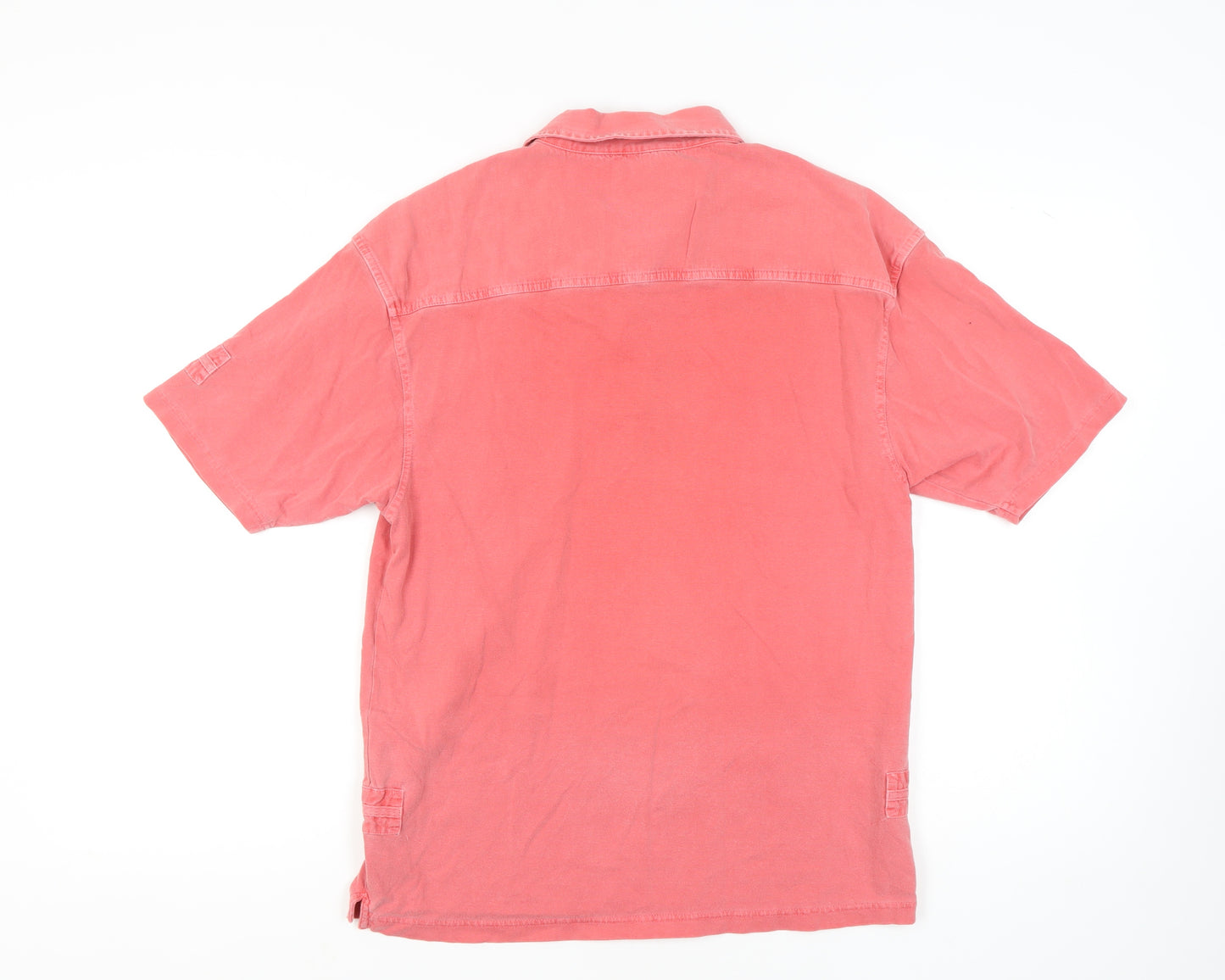 Marks and Spencer Red Short Sleeve Polo for Men